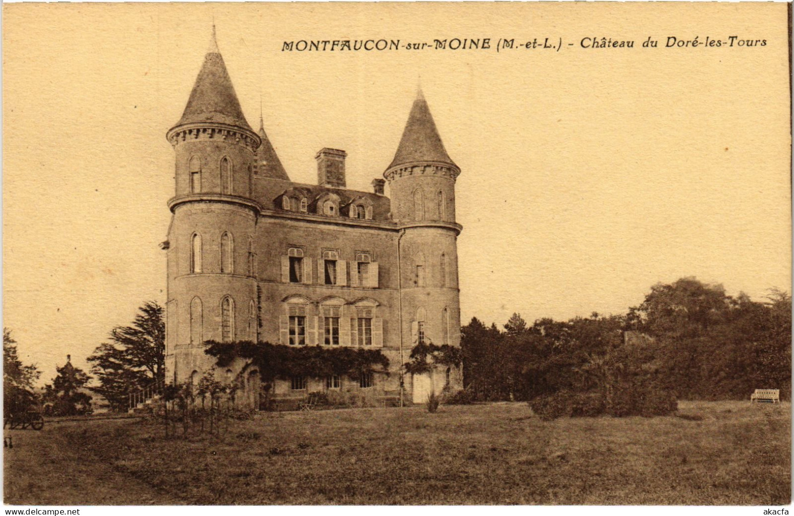 CPA Montfaucon-sur-Moine Le Chateau Du Doré-les-Tours (1180712) - Montfaucon