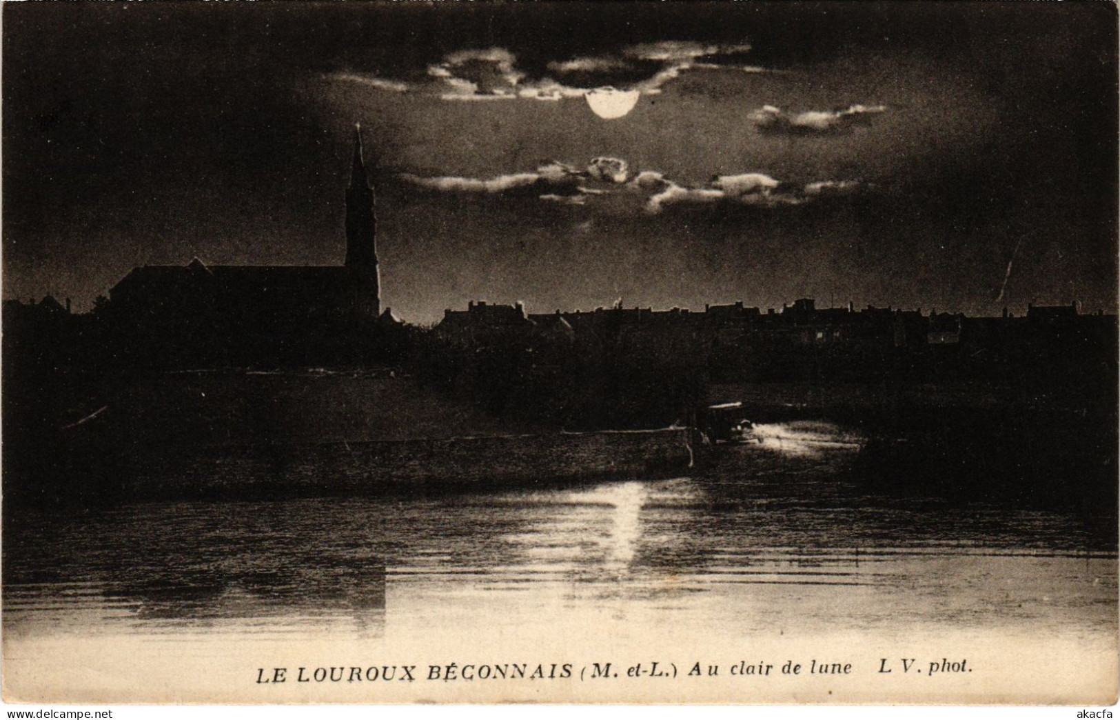 CPA Le Louroux Béconnais Au Clair De Lune (1180779) - Le Louroux Beconnais