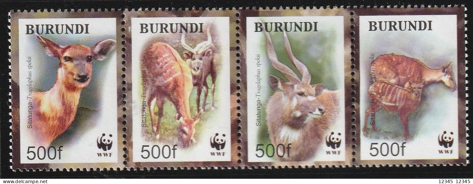 Burundi 2004, Postfris MNH, WWF, Sitatunga - Nuovi