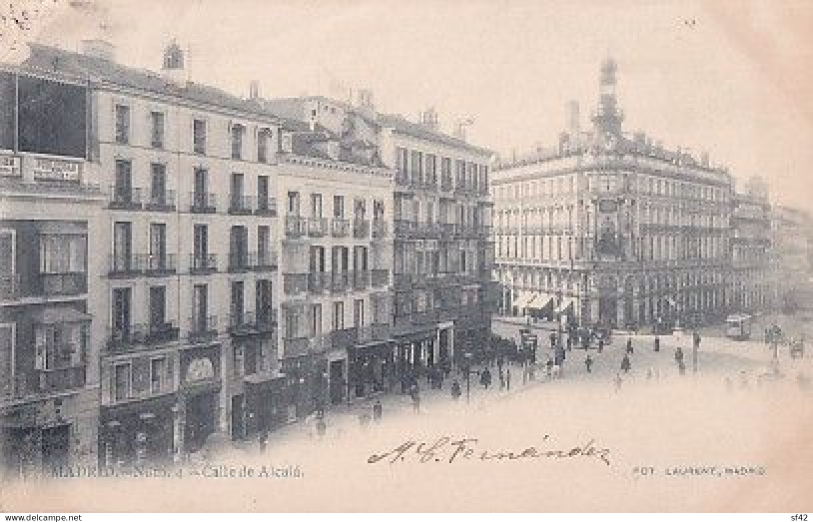 MADRID                CALLE DE ALCALA       + TIMBRE       PRECURSEUR - Madrid