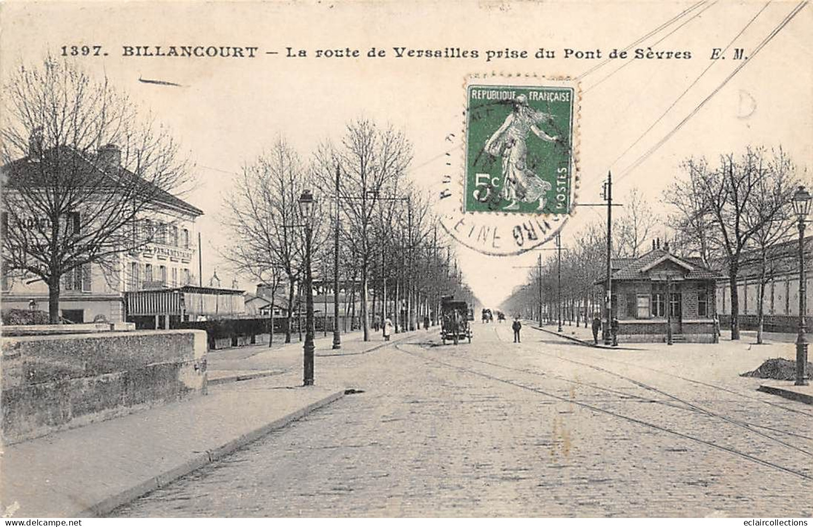 Boulogne  Billancourt        92       Route De Versailles Prise Du  Pont De Sèvres  N° 1397  (voir Scan) - Boulogne Billancourt