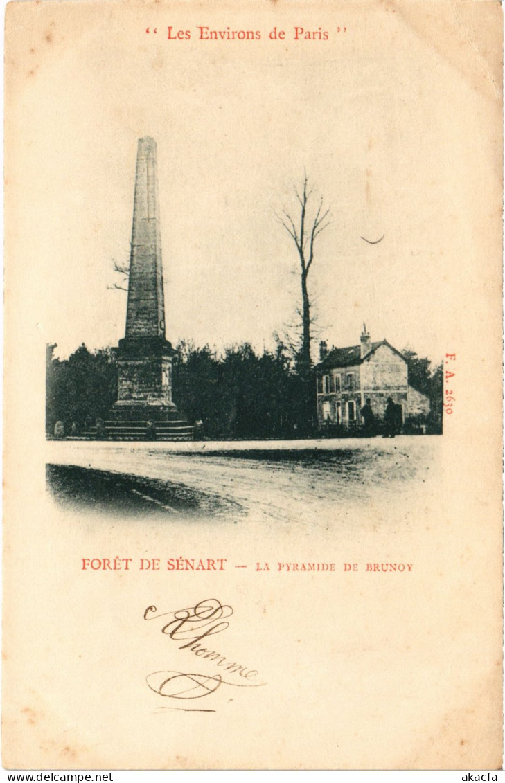 CPA Foret De Senart La Pyramide De Brunoy FRANCE (1371269) - Sénart