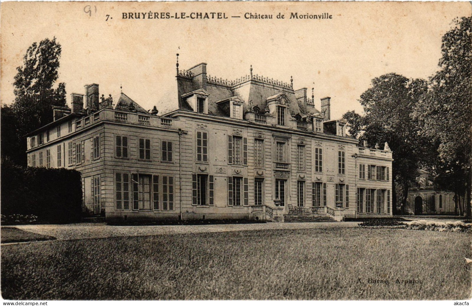 CPA Bruyeres Chateau De Morionville FRANCE (1371641) - Bruyeres Le Chatel