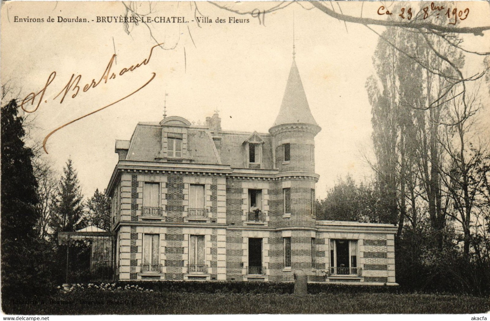 CPA Bruyeres Villa Des Fleurs FRANCE (1371645) - Bruyeres Le Chatel