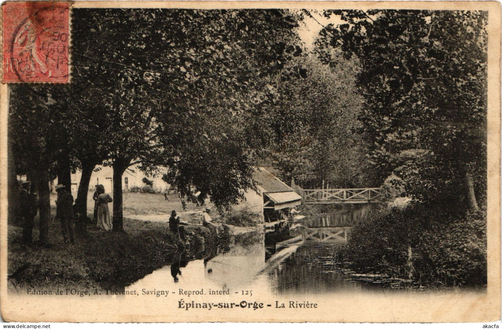 CPA Epinay Sur Orge La Riviere FRANCE (1371715) - Epinay-sur-Orge