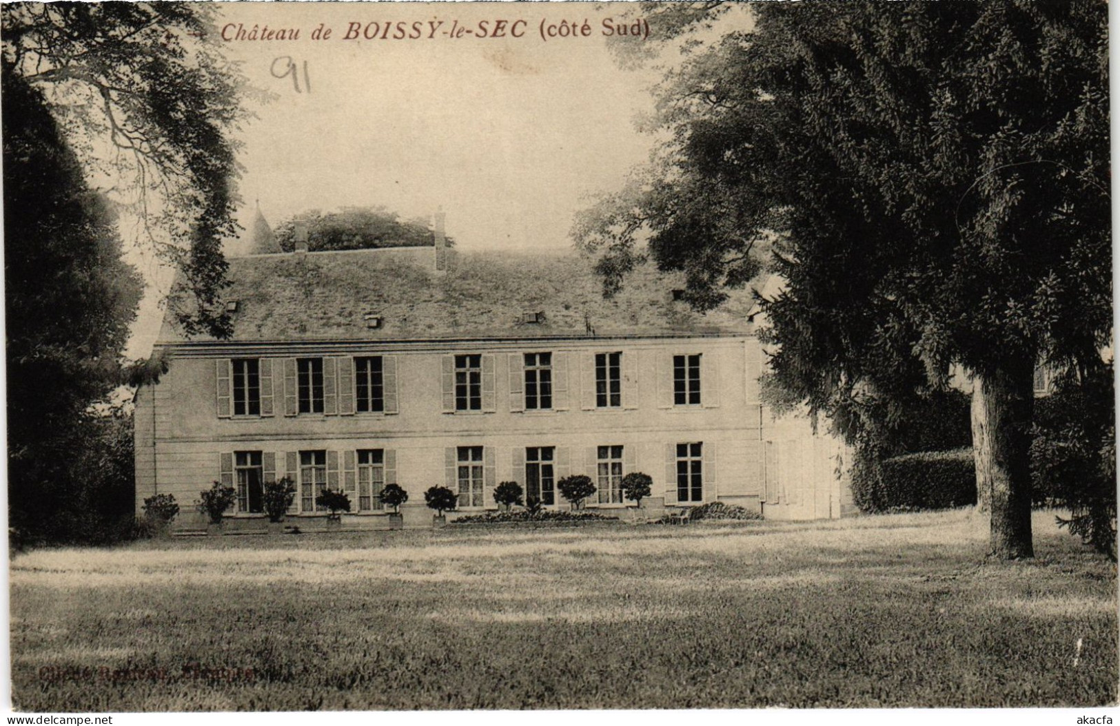 CPA Chateau De Boissy Le Sec FRANCE (1371725) - Boissy-la-Rivière