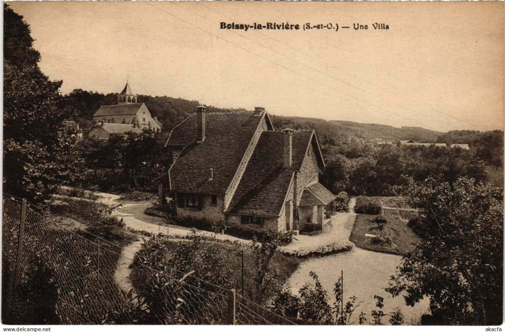 CPA Boissy La Riviere Une Villa FRANCE (1371728) - Boissy-la-Rivière