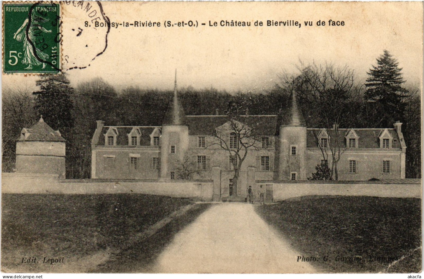 CPA Boissy La Riviere Le Chateau De Bierville FRANCE (1371729) - Boissy-la-Rivière