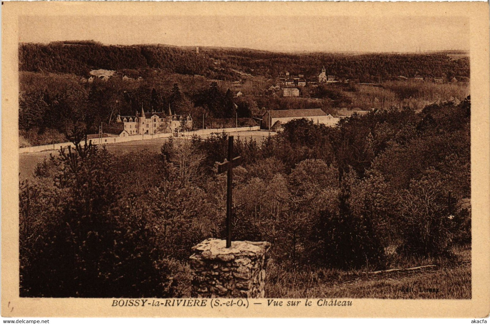 CPA Boissy La Riviere Vue Sur Le Chateau FRANCE (1371732) - Boissy-la-Rivière
