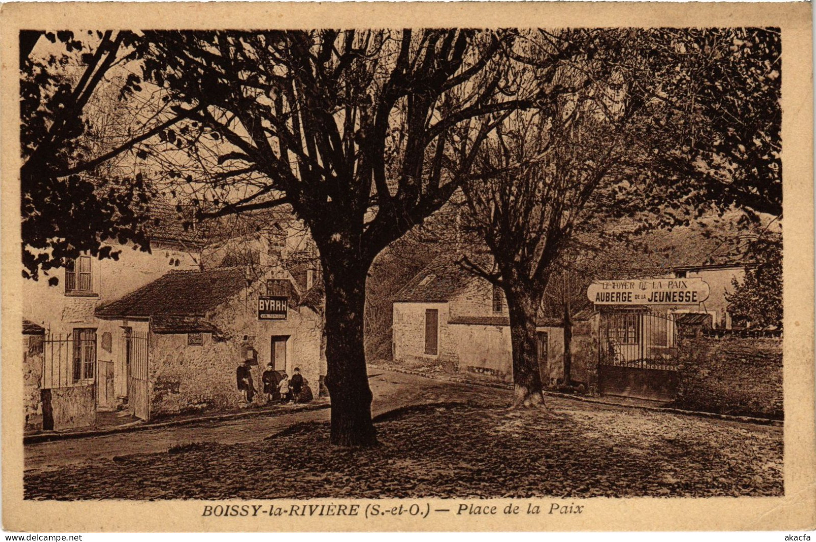 CPA Boissy La Riviere Place De La Paix FRANCE (1371733) - Boissy-la-Rivière