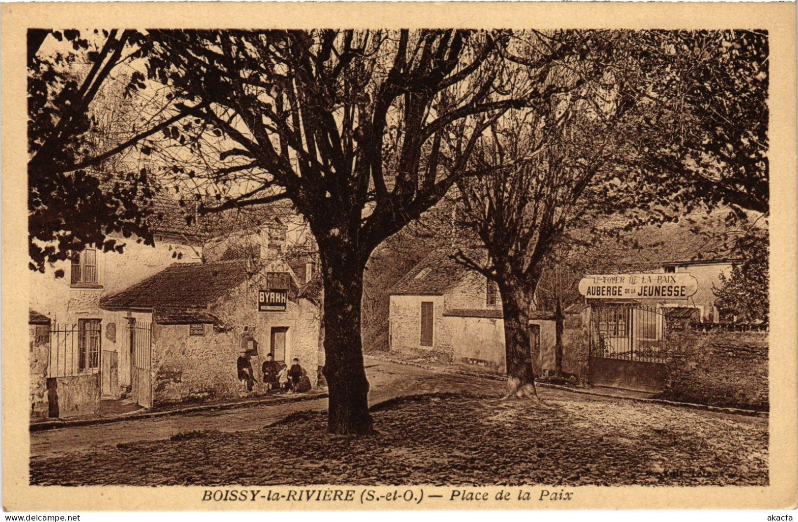 CPA Boissy La Riviere Place De La Paix FRANCE (1371735) - Boissy-la-Rivière