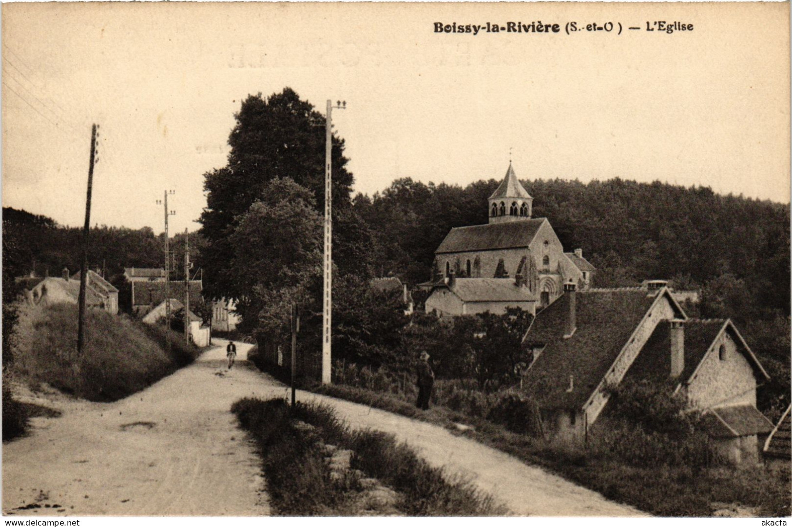 CPA Boissy La Riviere L'Eglise FRANCE (1371734) - Boissy-la-Rivière