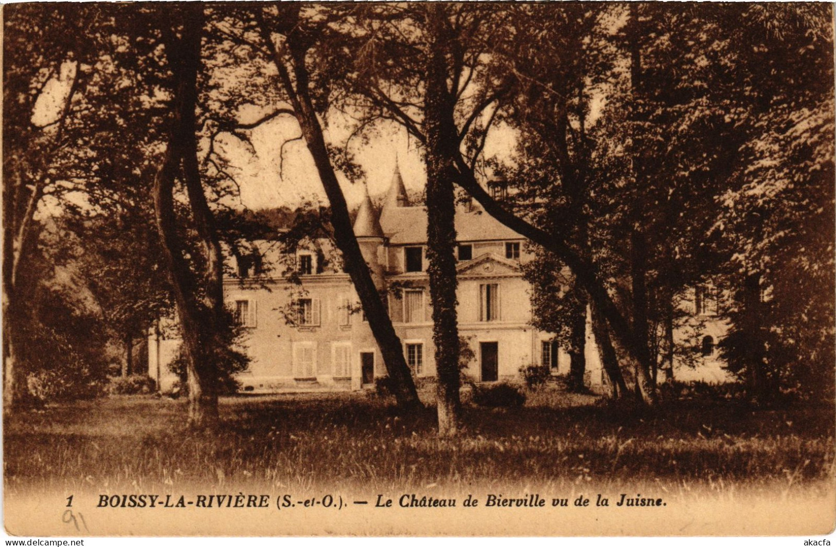 CPA Boissy La Riviere Le Chateau De Bierville FRANCE (1371741) - Boissy-la-Rivière