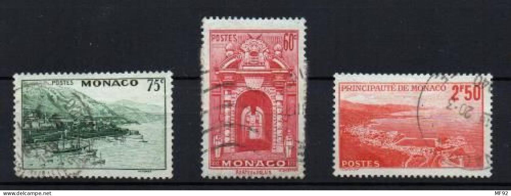 Mónaco Nº 175,176,179. Años 1939-41 - Used Stamps
