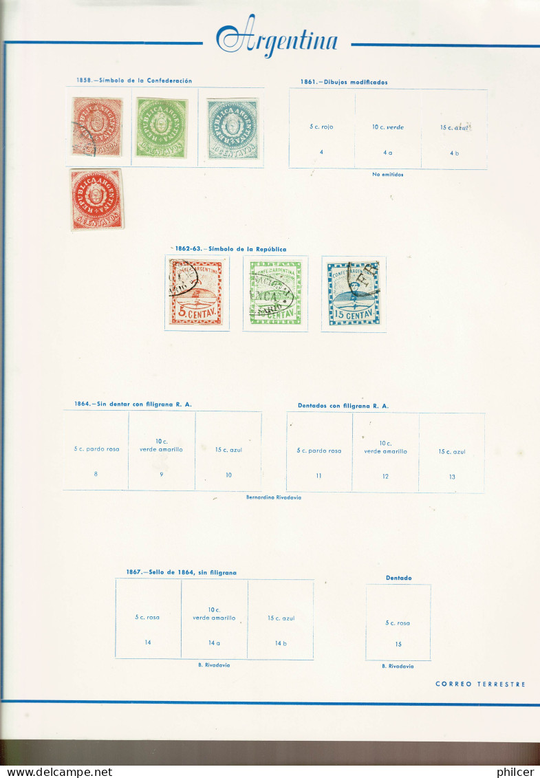 Argentina, 1858..., # 1..., MH And Used - Used Stamps