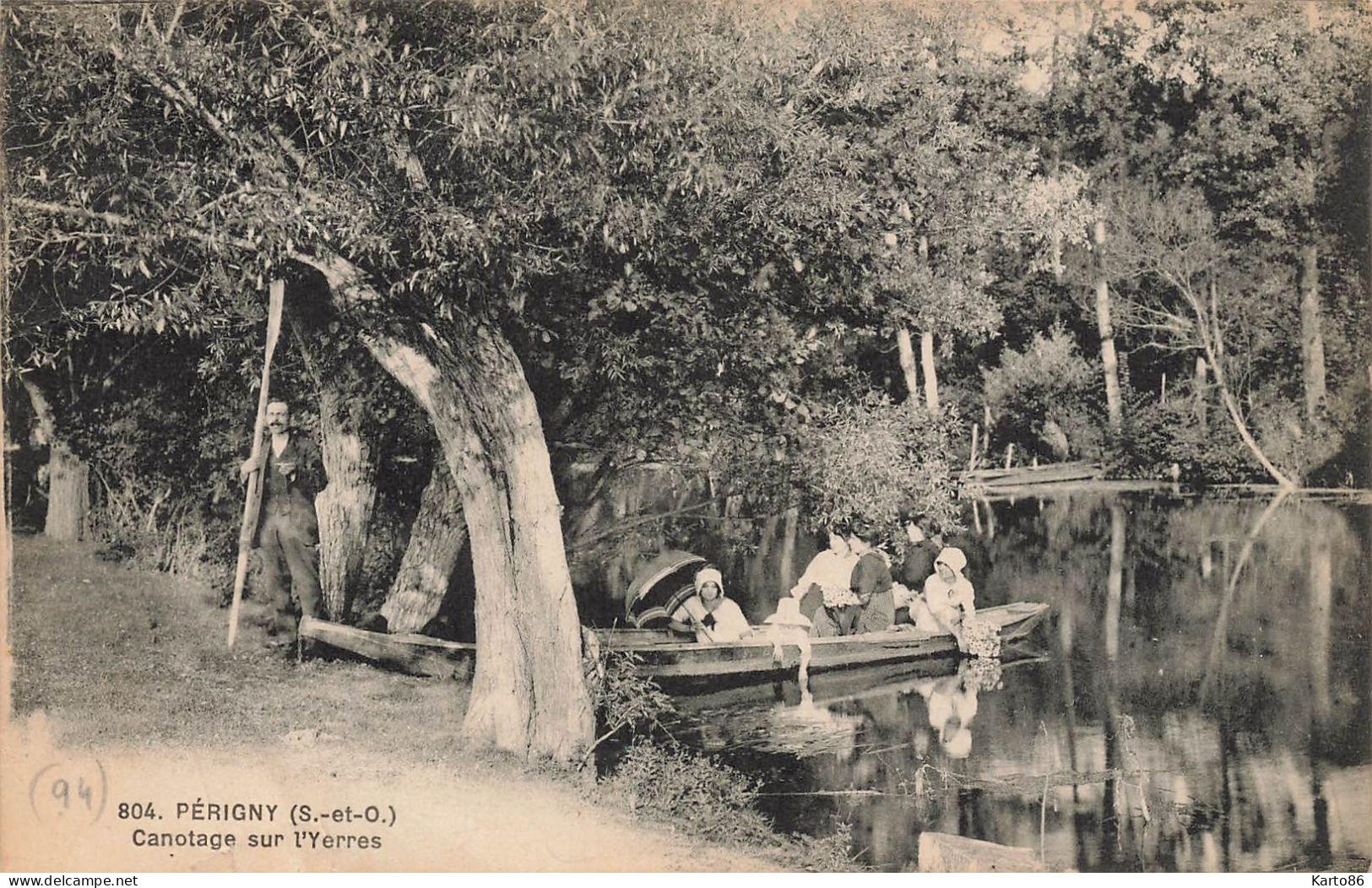 Périgny * Canotage Sur L'yerres * Villageois - Perigny