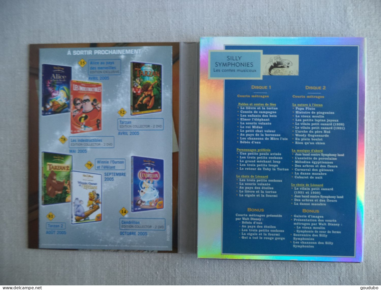 Disney Silly Simphonies les contes musicaux Edition collector 2 DVD 2004 Léonard Maltin.