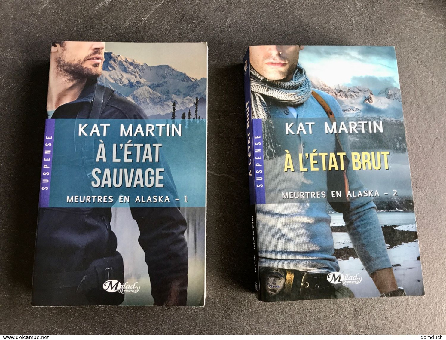 Edition Milady Suspense      A L’ETAT SAUVAGE    Meurtre En Alaska – 1 & 2    Kat MARTIN - Bücherpakete