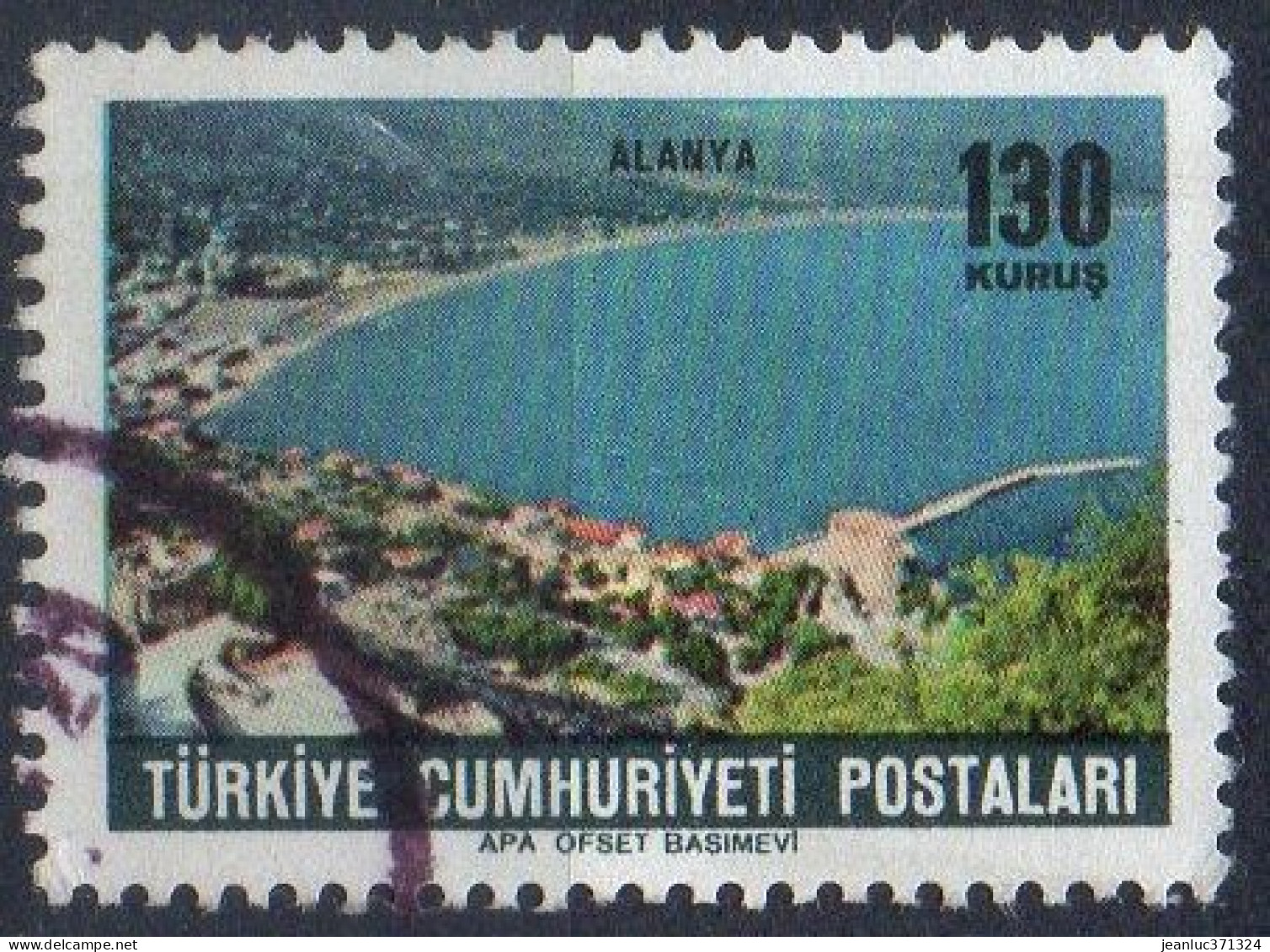 TURQUIE N° 1731 O Y&T 1965 La Tour Rouge - Used Stamps