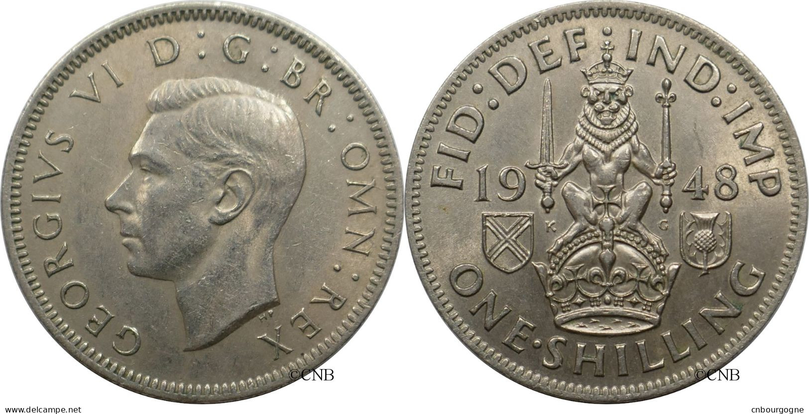 Royaume-Uni - George VI - One Shilling 1948 Écosse- SUP/AU58 - Mon6195 - Autres & Non Classés