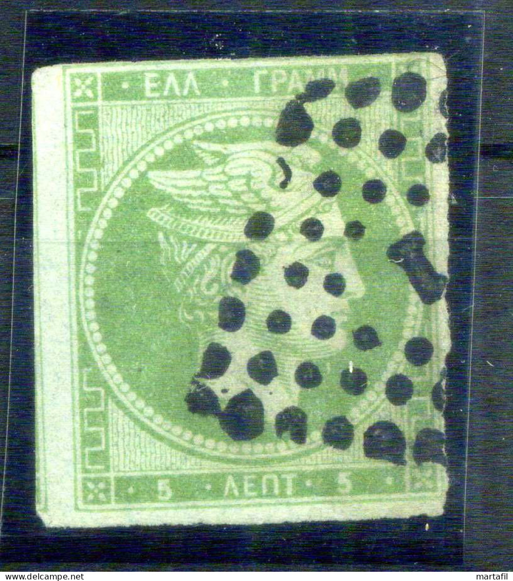 1868-69 GRECIA Grande Hermes N.26 USATO - Oblitérés