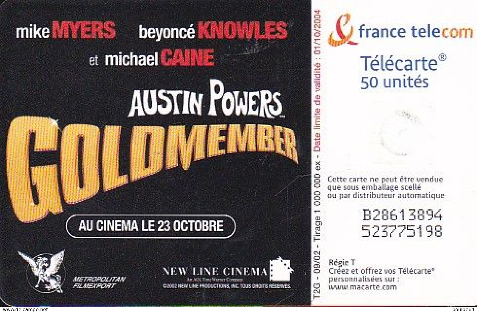 F1248  09/2002 - AUSTIN POWERS " Les Bons "  - 50 GEM2 - 2002