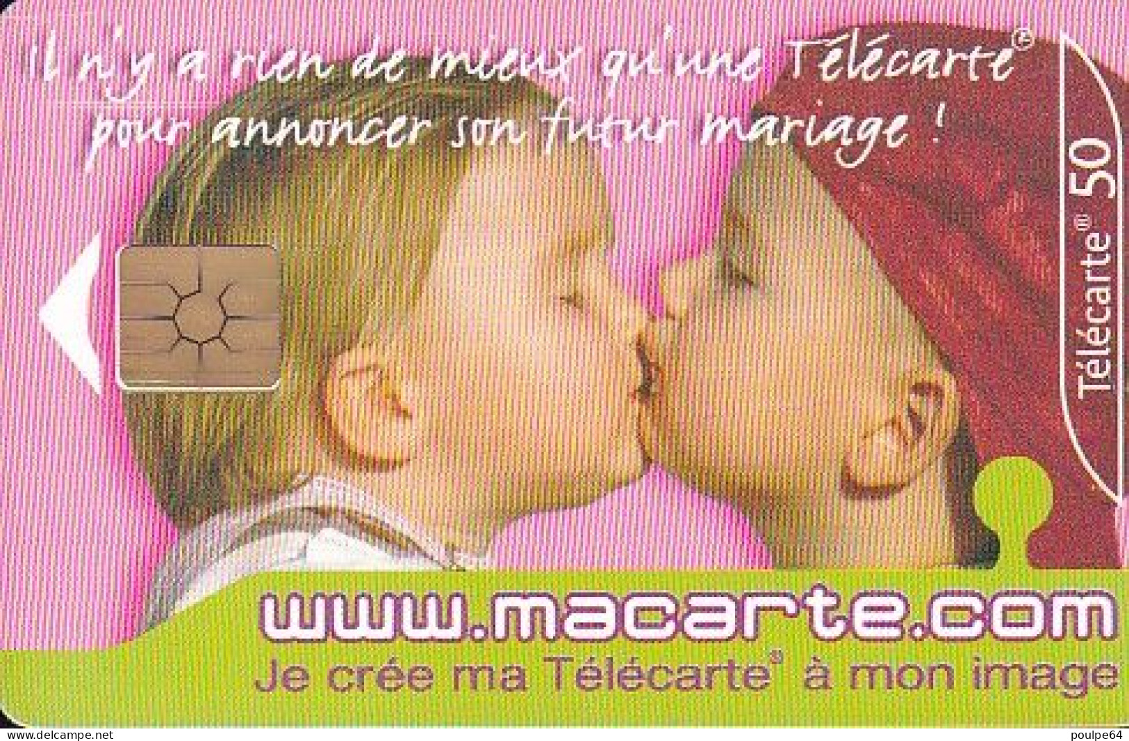 F1252  10/2002 - MACARTE.COM " Futur Mariage "  - 50 GEM2 - 2002