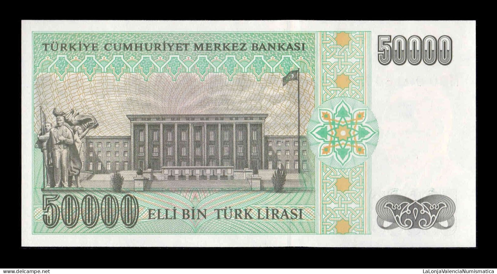 Turquía Turkey 50000 Lira L. 1970 (1995) Pick 204 Sc Unc - Turquie