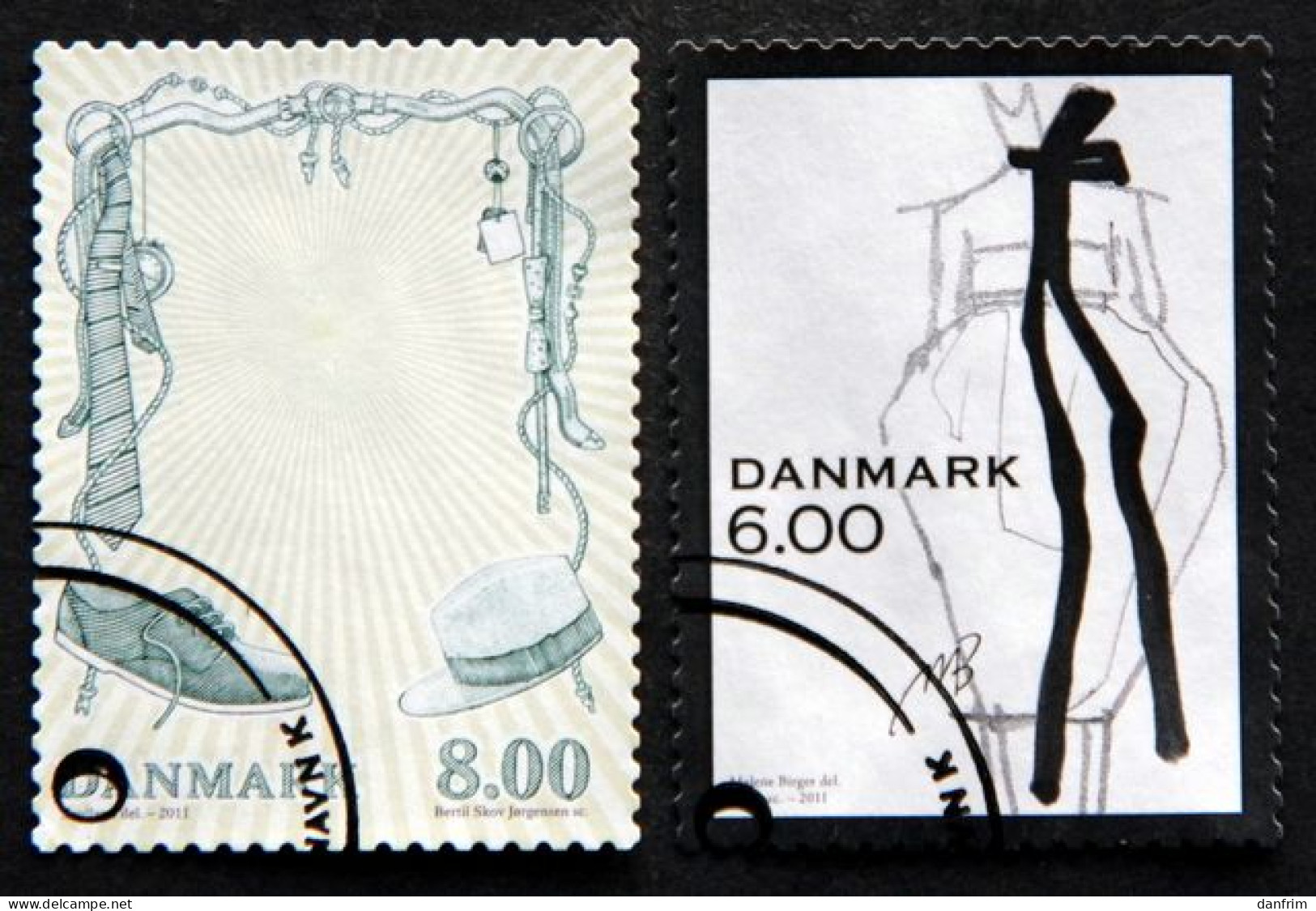Denmark 2011 MODE  MiNr. 1662-1663 (O)  ( Lot  B 2035) - Gebruikt