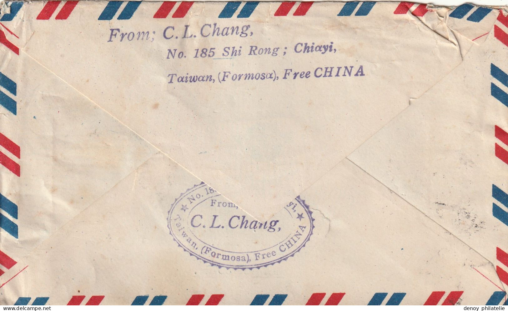 Lettre De Taiwan - Briefe U. Dokumente