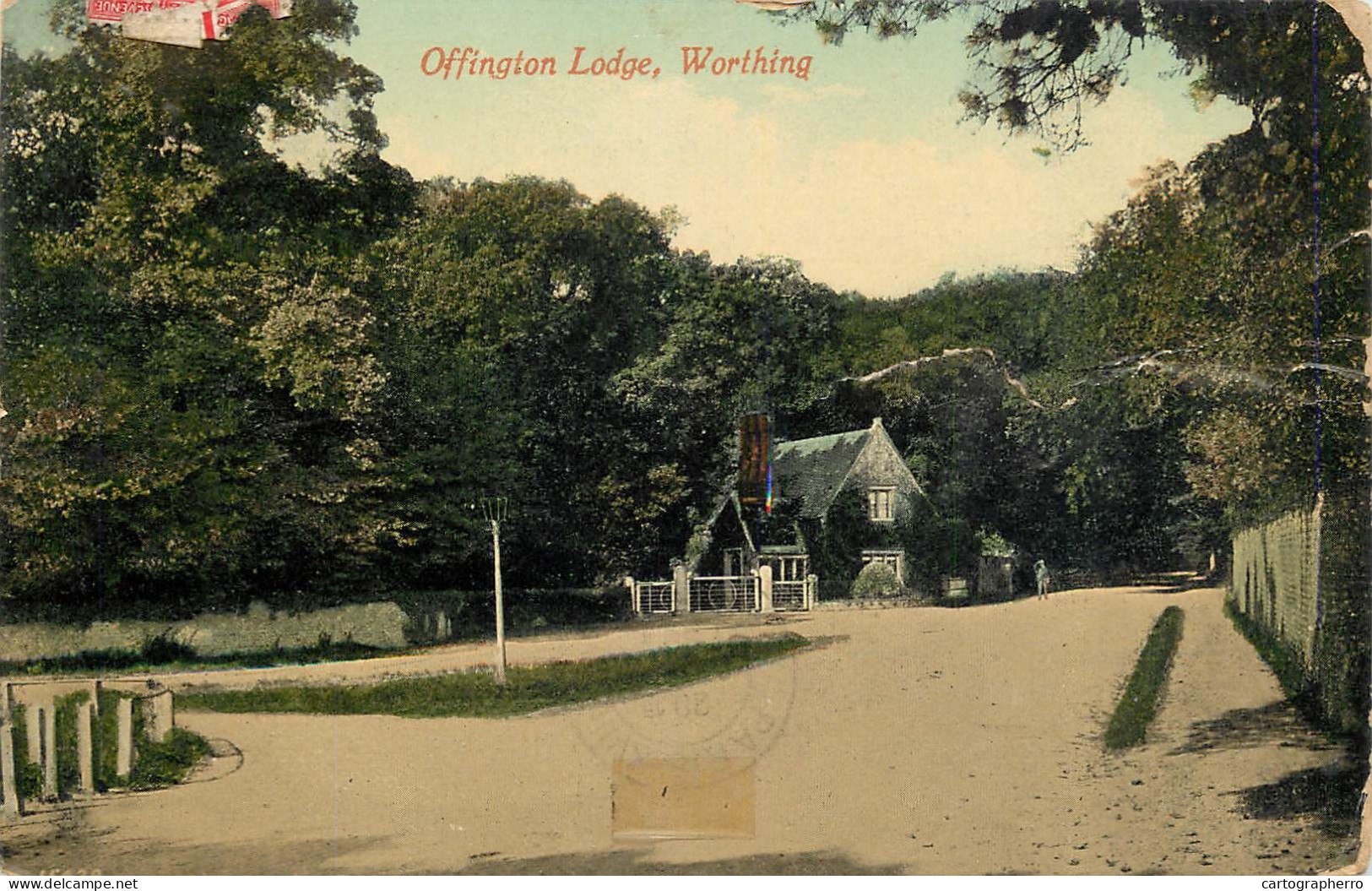 Postcard United Kingdom England Worthing Offington Lodge - Worthing