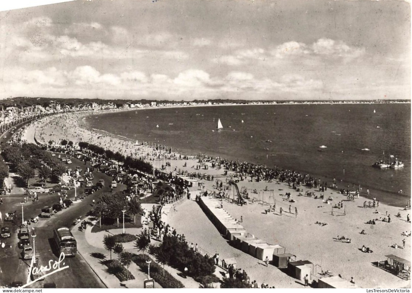 FRANCE - La Baule - La Plus Belle Plage D'Europe - Esplanade Du Casino - Carte Postale Ancienne - La Baule-Escoublac