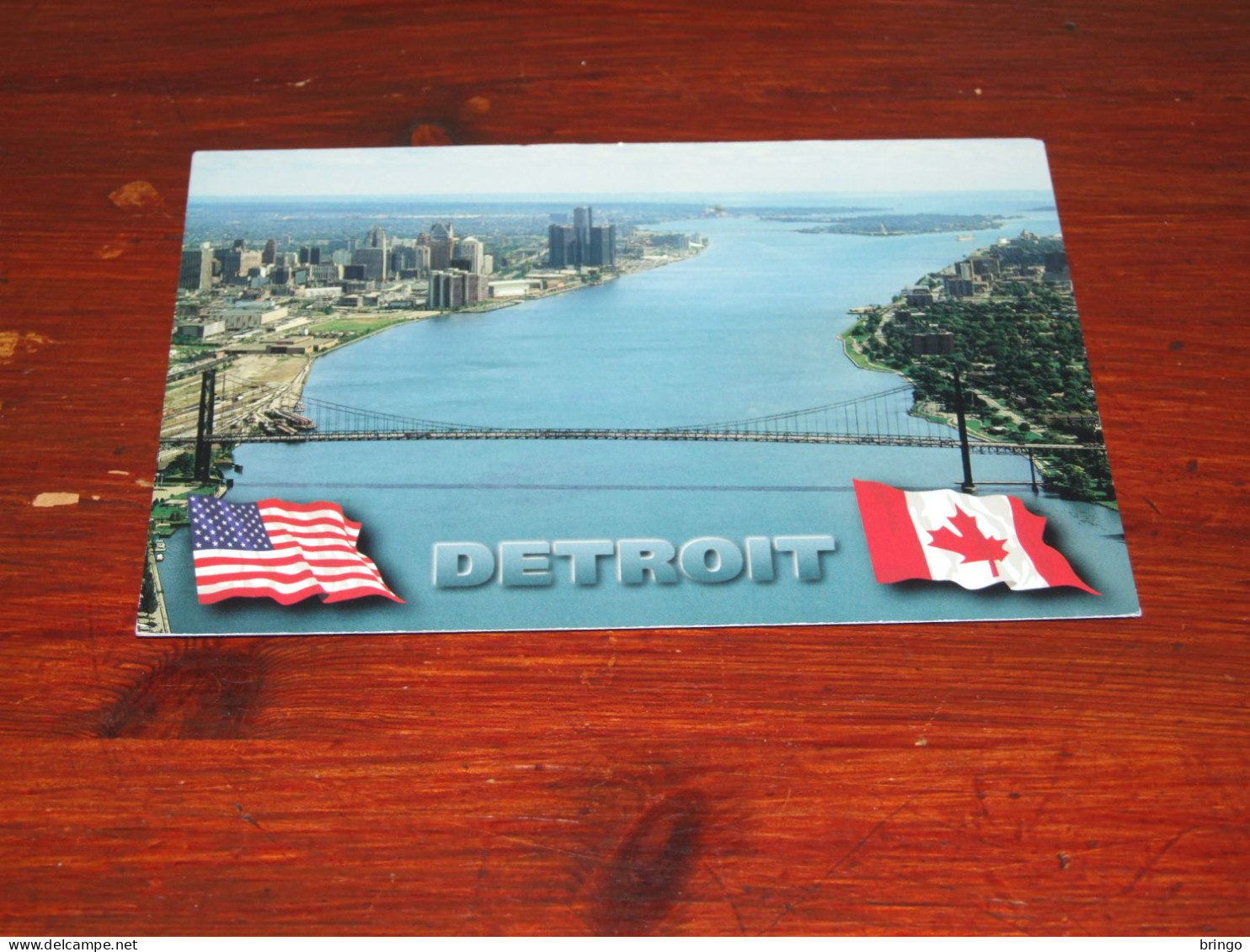 66713-               THE AMBASSADOR BRIDGE, DETROIT MICHIGAN / WINDSOR ONTARIO - Detroit