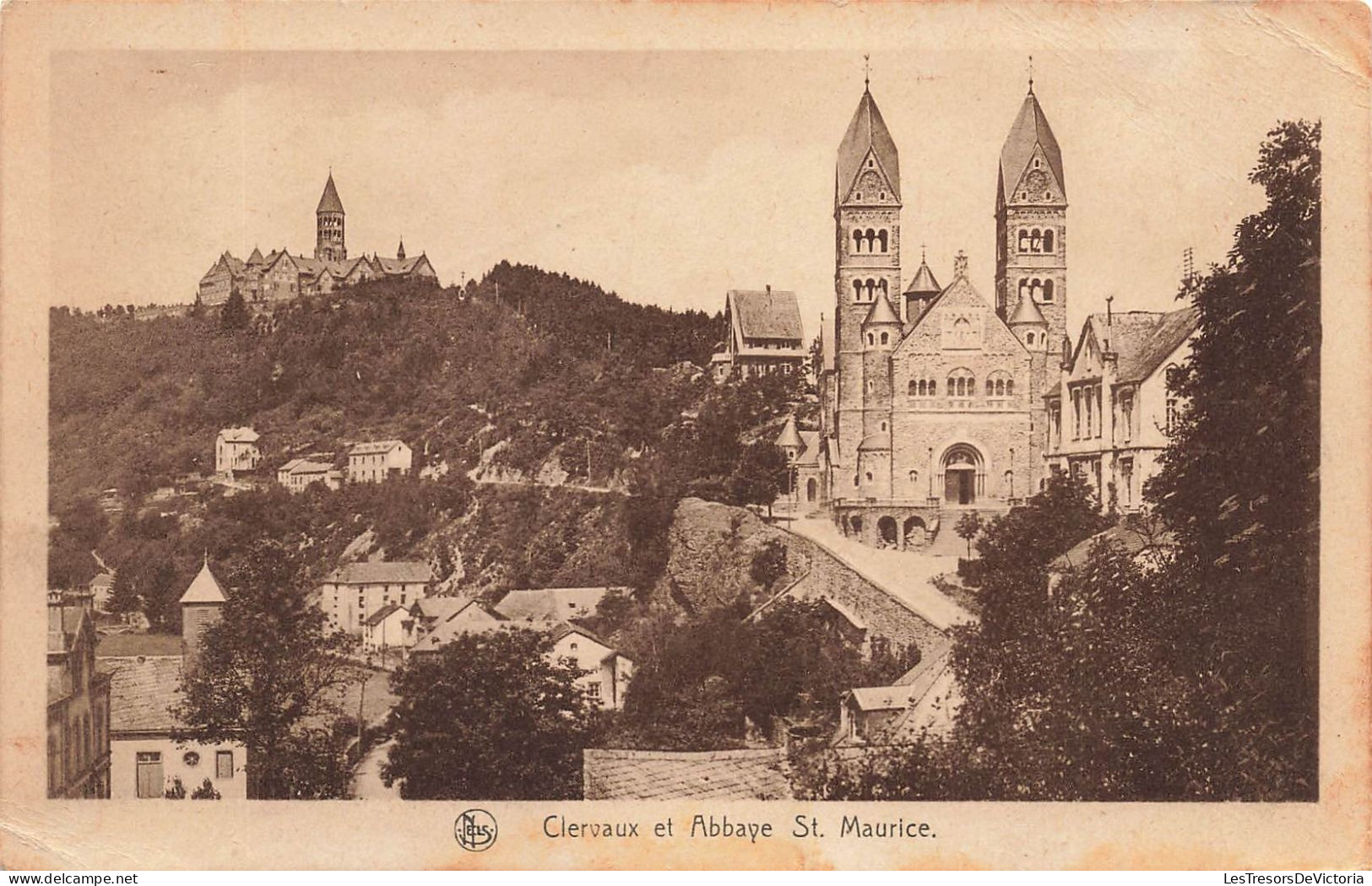 LUXEMBOURG - Clervaux Et Abbaye St Maurice - Carte Postale Ancienne - Clervaux