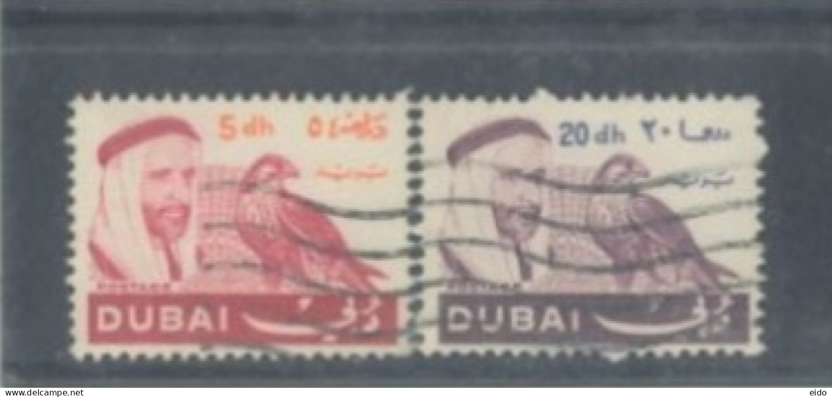 DUBAI. - 1967,  STAMPS SET OF 2, SG # 257 & 259, USED. - Dubai