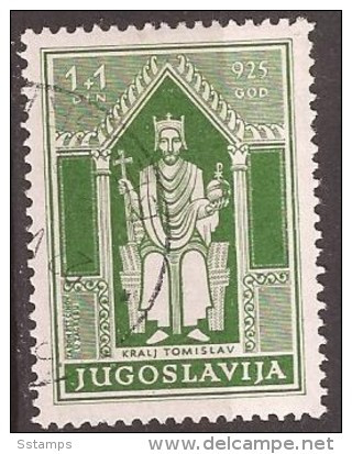 1940  413-17  JUGOSLAVIJA JUGOSLAWIEN KROATIEN CROAZIA HRVATSKA STORIA  KOENIG TOMISLAV  USED - Used Stamps