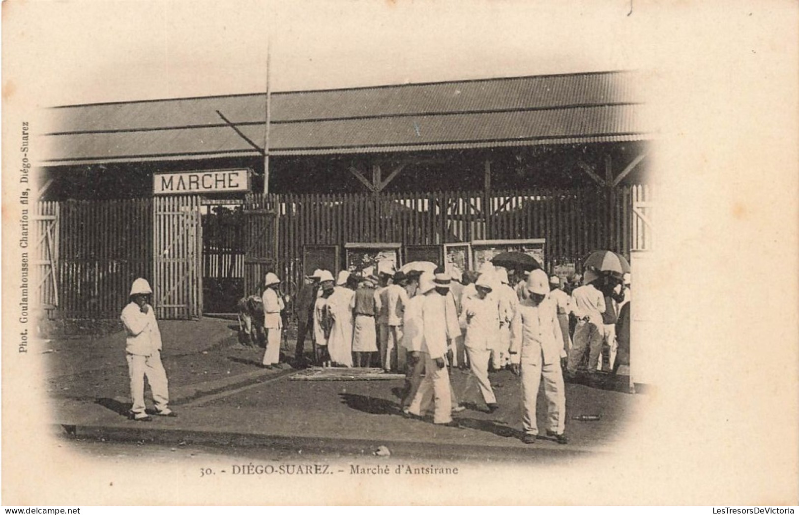 MADAGASCAR - Diégo-Suarez - Marché D'Antsirane - Animé - Carte Postale Ancienne - Madagascar