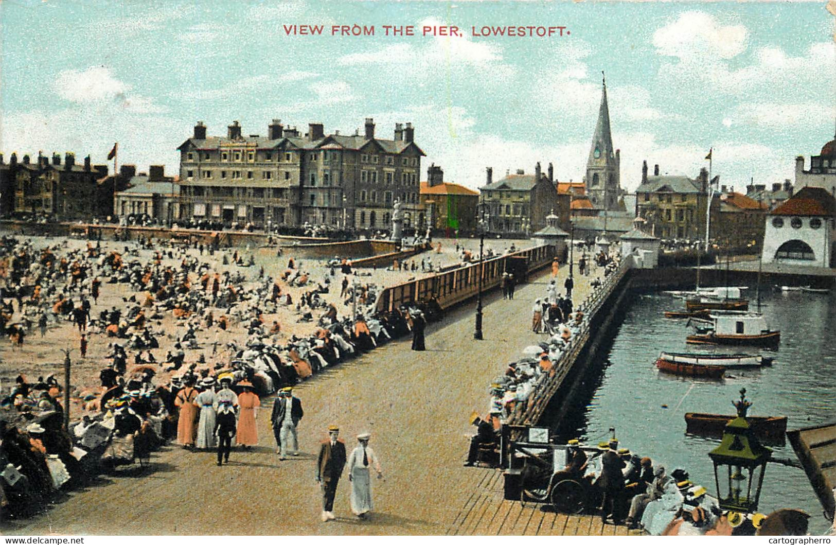 Postcard United Kingdom England Lowestoft From The Pier - Lowestoft