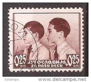 1937 330-33  JUGOSLAVIJA KINDERHILFE PRINZ ANDREA-PRINZ TOMISLAV  USED - Used Stamps