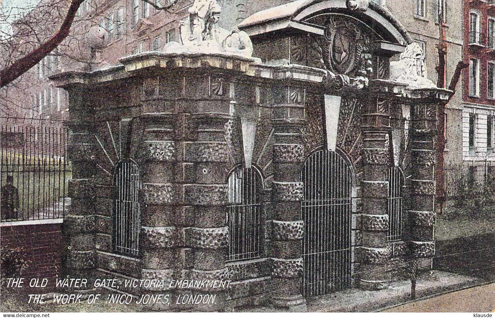 The Old Water Gate,Victoria Embankment .... London - London Suburbs