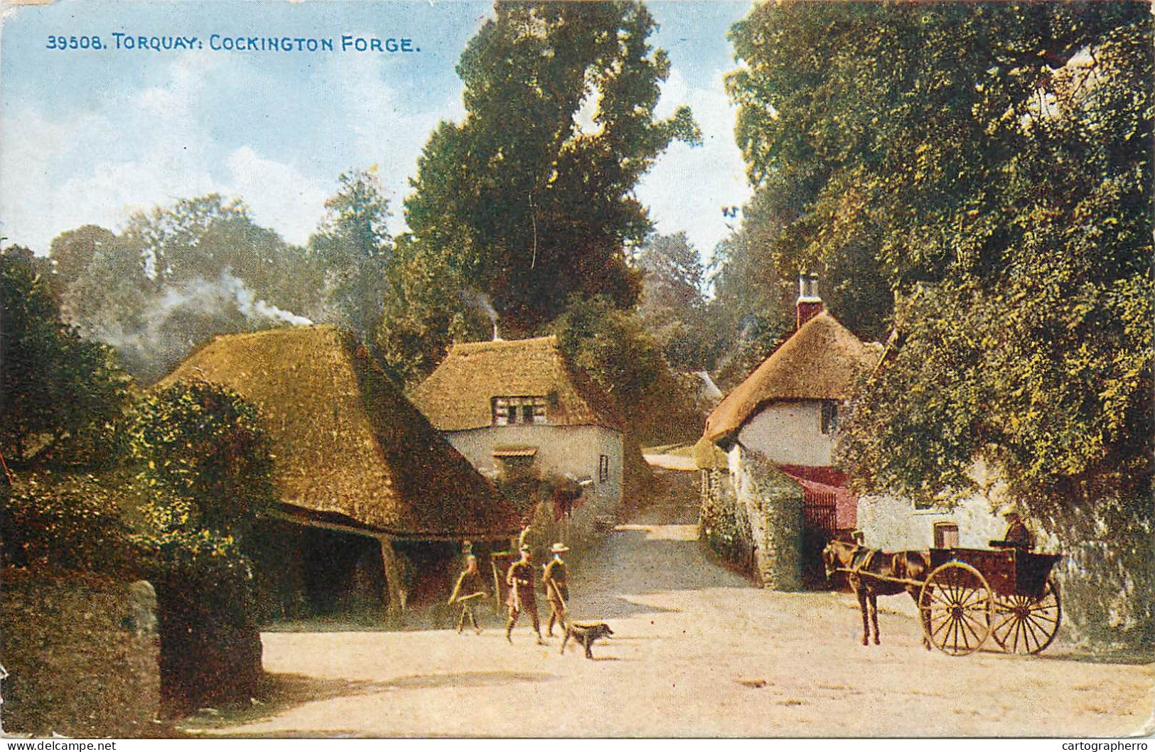 Postcard United Kingdom England Torquay Cockington Forge - Torquay