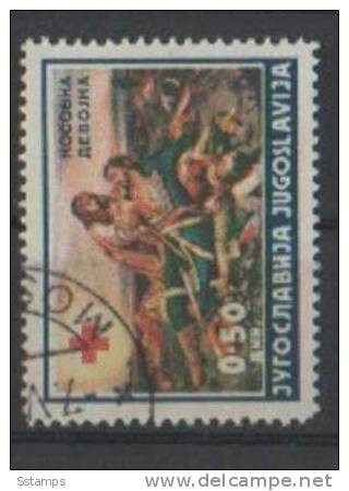 A-141  JUGOSLAVIA JUGOSLAWIEN CROCE ROSSA RED CROSS USED - Used Stamps