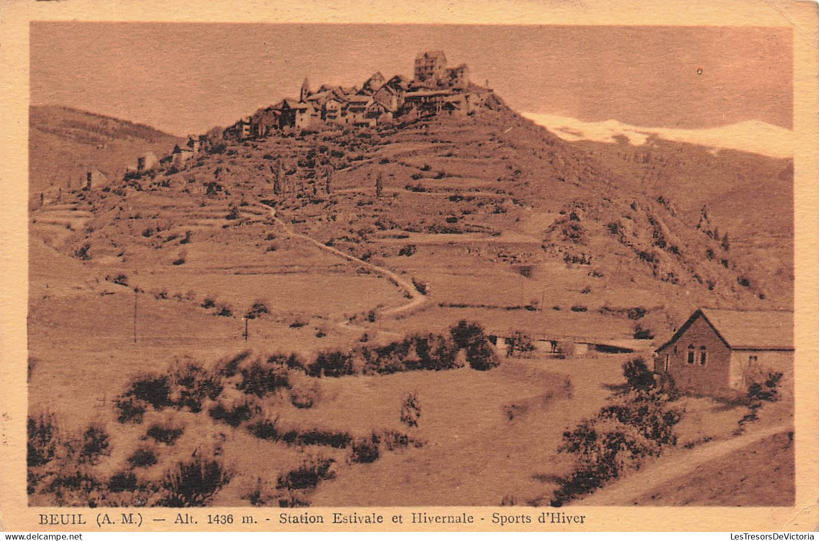 FRANCE - Beuil - Station Estivale Et Hivernale - Sports D'Hiver - Carte Postale Ancienne - Otros & Sin Clasificación