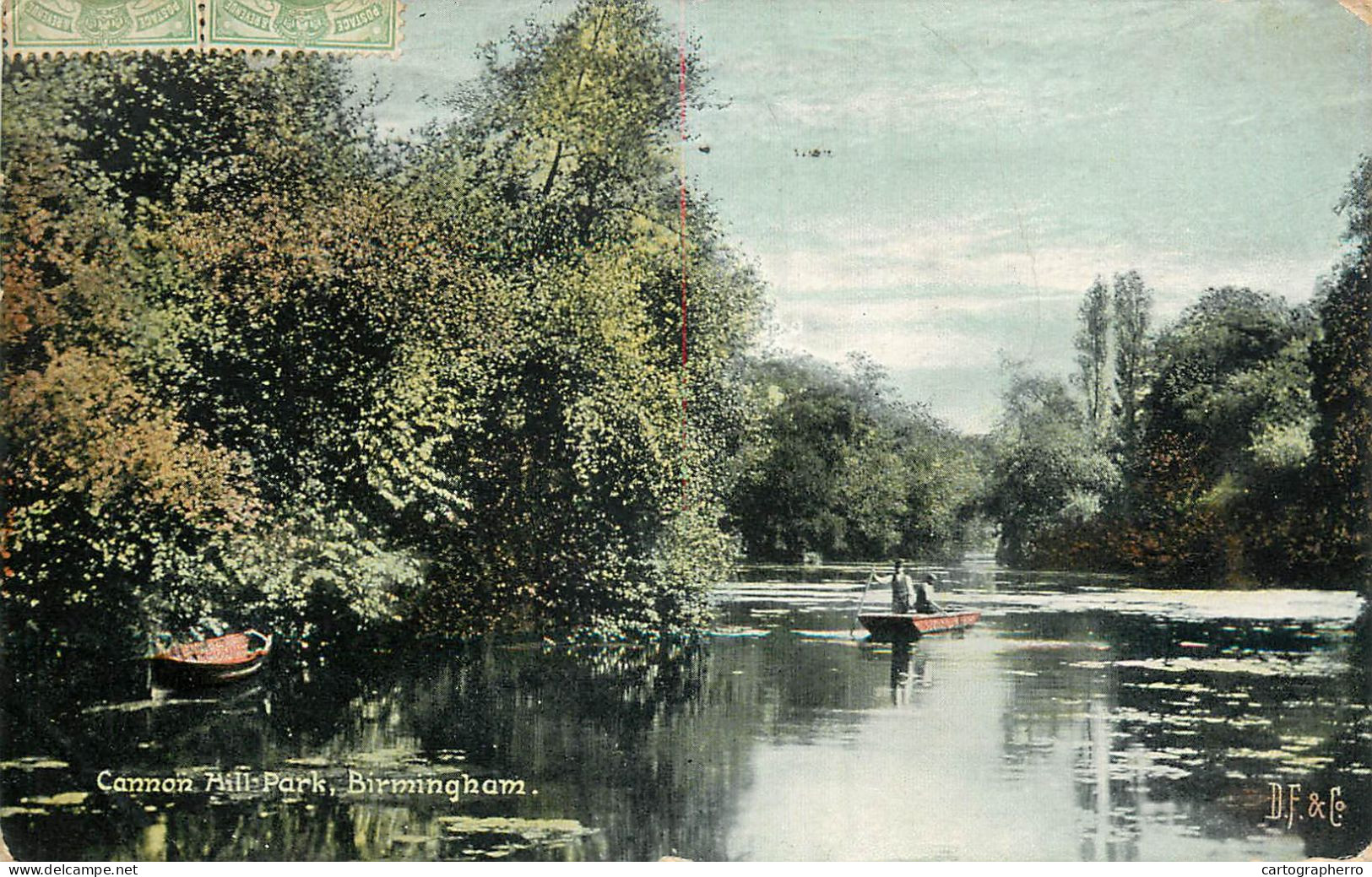 Postcard United Kingdom England Birmingham Cannon Hill Park - Birmingham