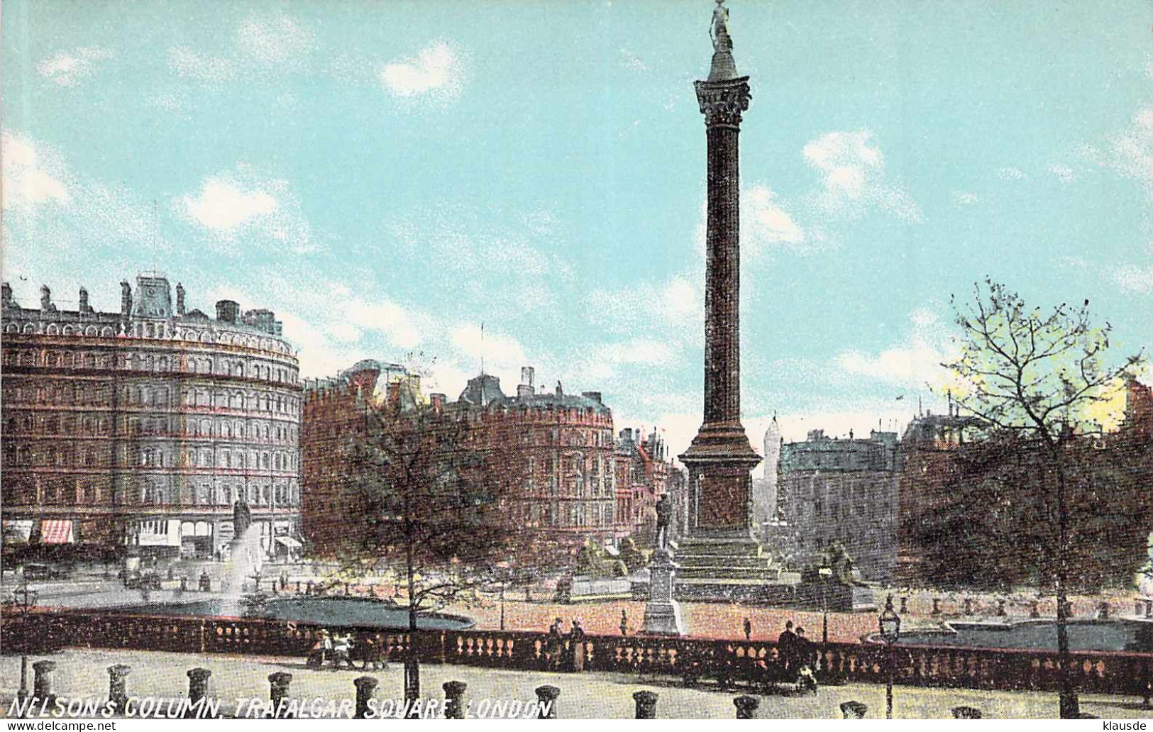 Nelsons Column,Trafalgar Square, London - Trafalgar Square