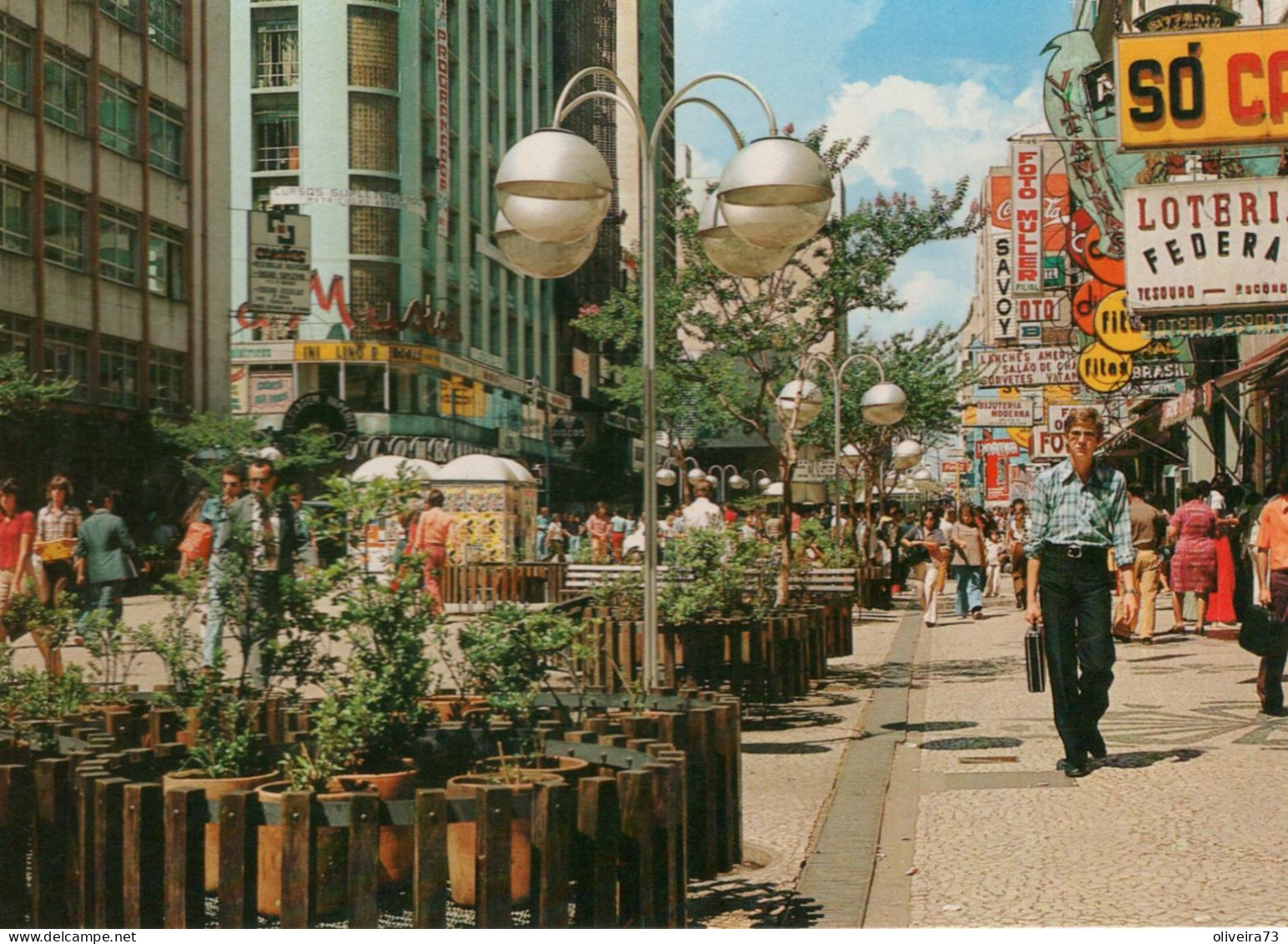 BRASIL - CURITIBA - Rua 15 De Novembro (Rua Das Flores) - Curitiba