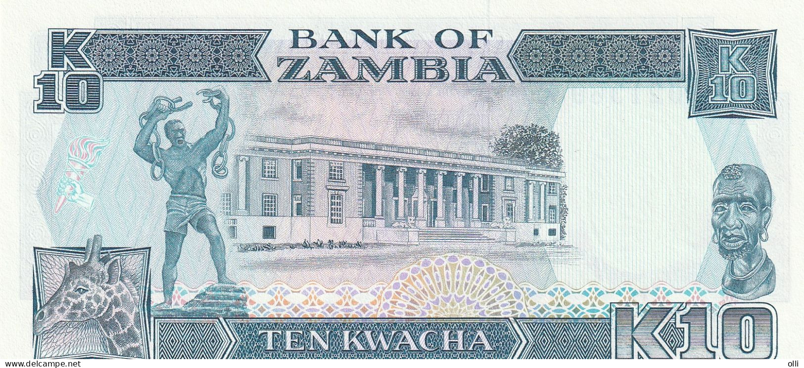 ZAMBIA  10 Kwacha   ND/1989 P-31   UNC - Zambia