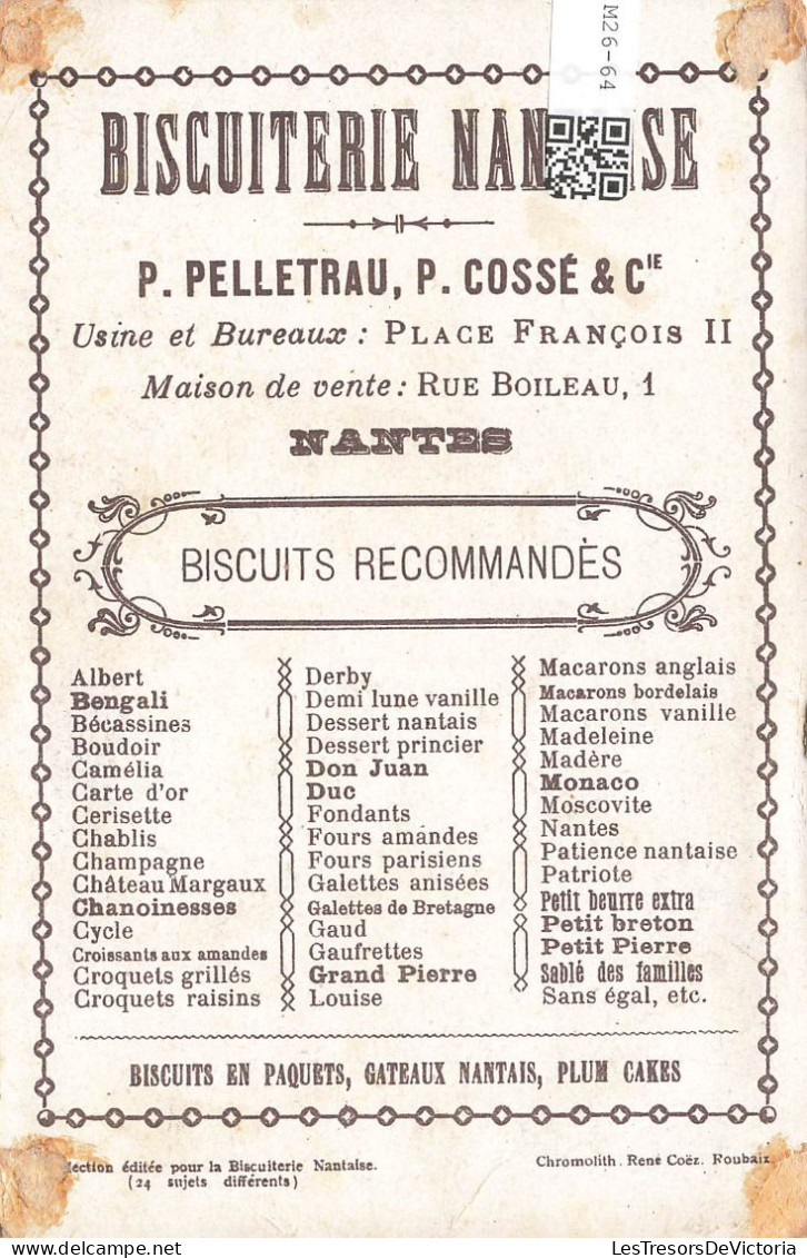 CHROMOS - Biscuiterie Nantaise - Une Femme De Saulnière Du Bourg De Batz - Colorisé - Carte Postale Ancienne - Altri & Non Classificati