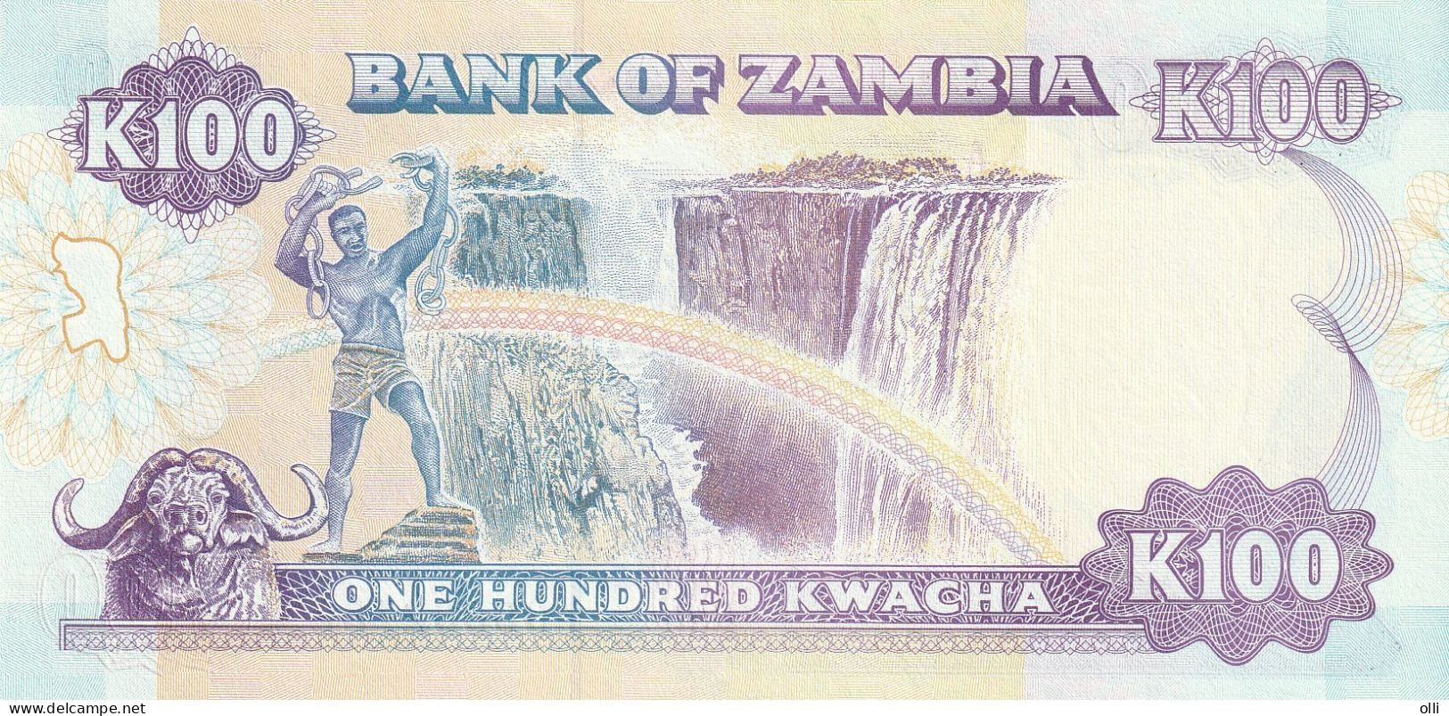 ZAMBIA  100 Kwacha   ND/1989 P-34   UNC - Zambia