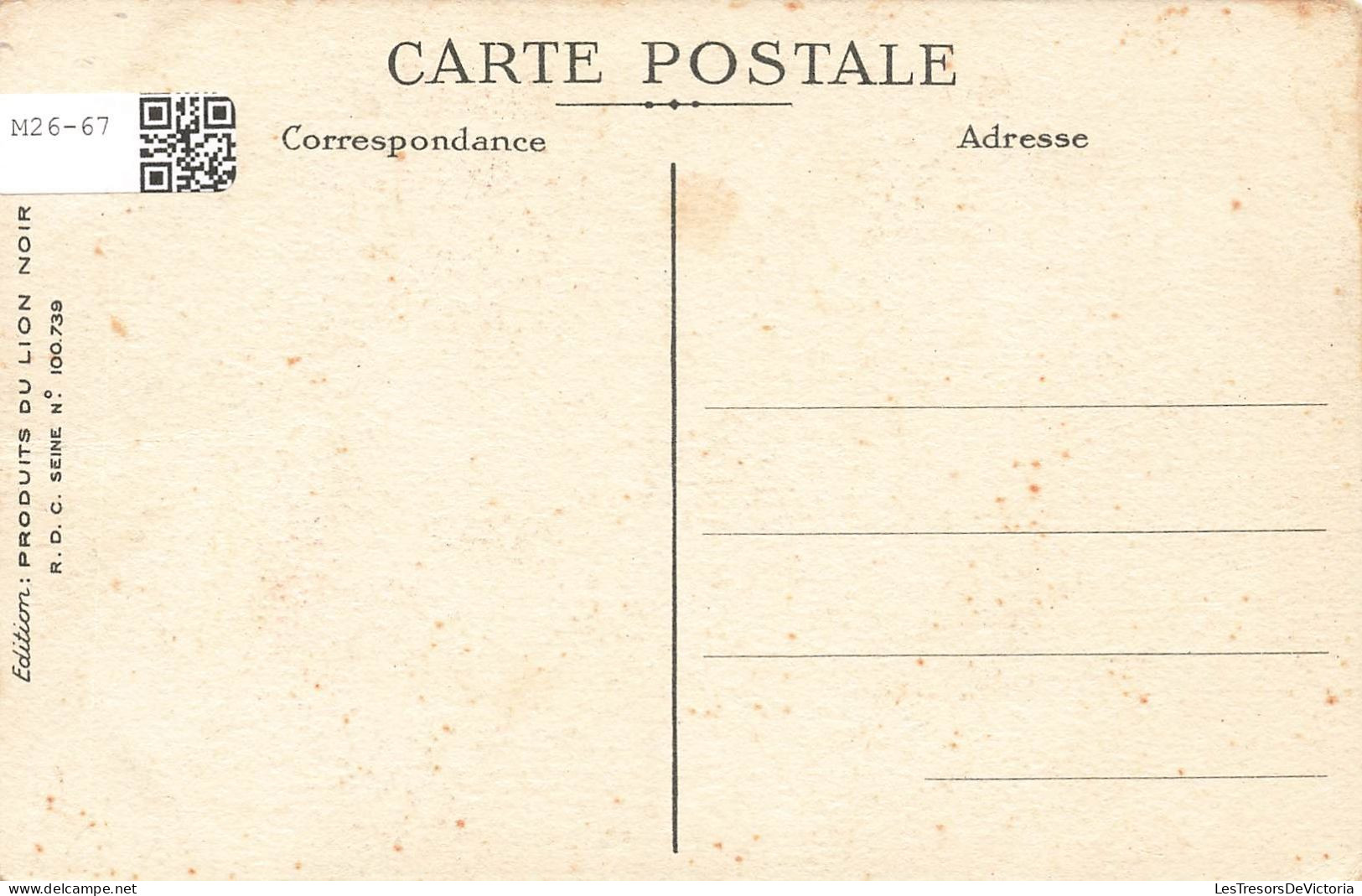 PUBLIICITE - Frotinette N'emploie Que Le Cirag-Crème Lion Noir - Colorisé - Carte Postale Ancienne - Publicité